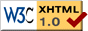 XHTML Compliance icon